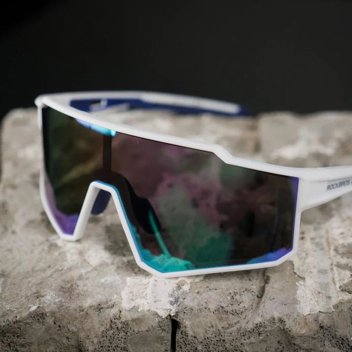 Rockbros Polarizing Sunglasses (Blue/White)