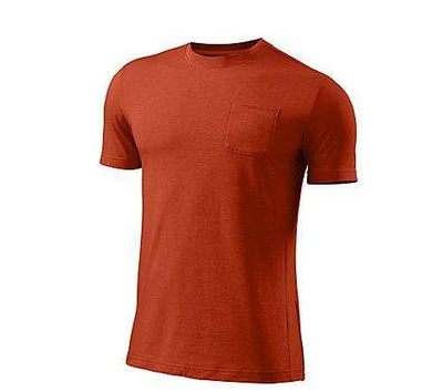 Specialized Tee Utility Crew T-Shirt (Pack of 2- Carbon Heather and Deep Orange Heather)