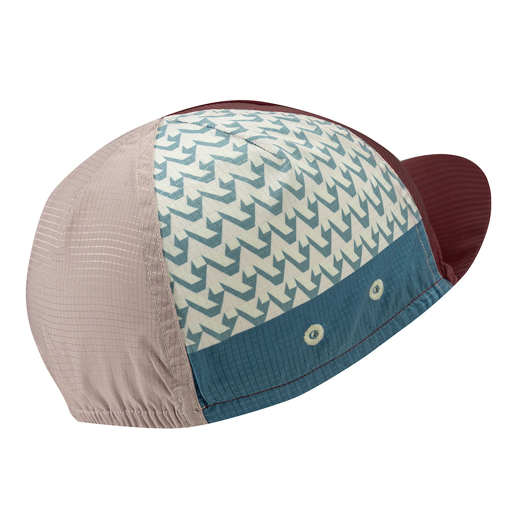 Monton Valore V-Motiva Unisex Cycling Cap (Red/Sky)