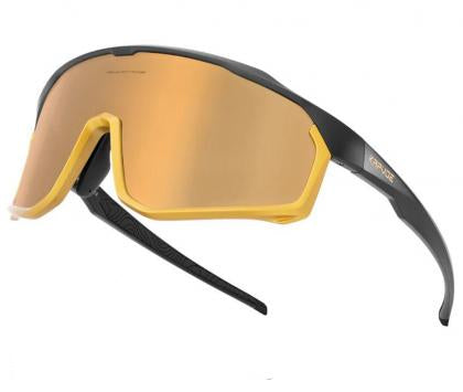 Kapvoe X93 Interchangeable Lower Frame Sport Sunglasses (Gold/Black)