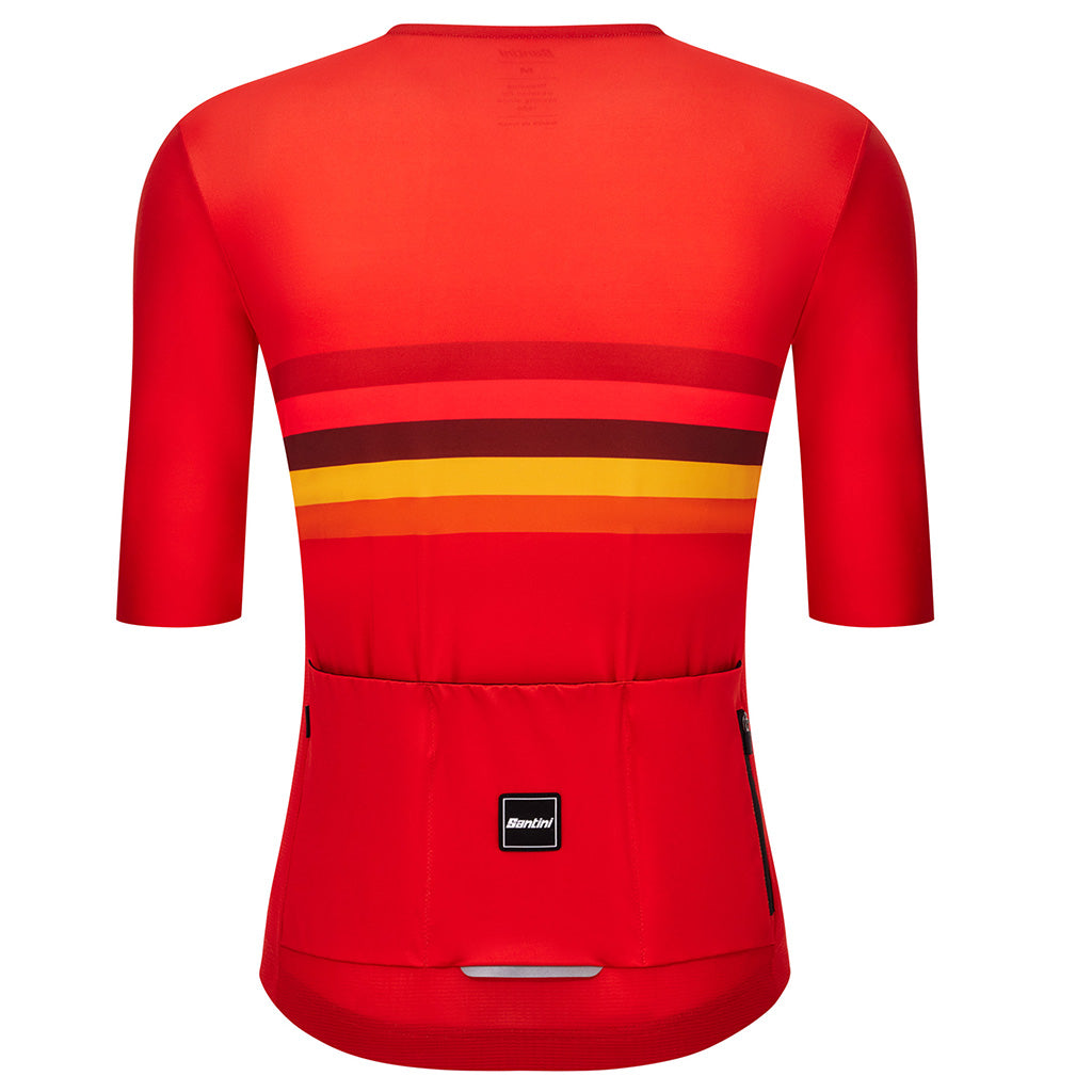 Santini UCI World Champion Nations Line Unisex Cycling Jersey (Spain)