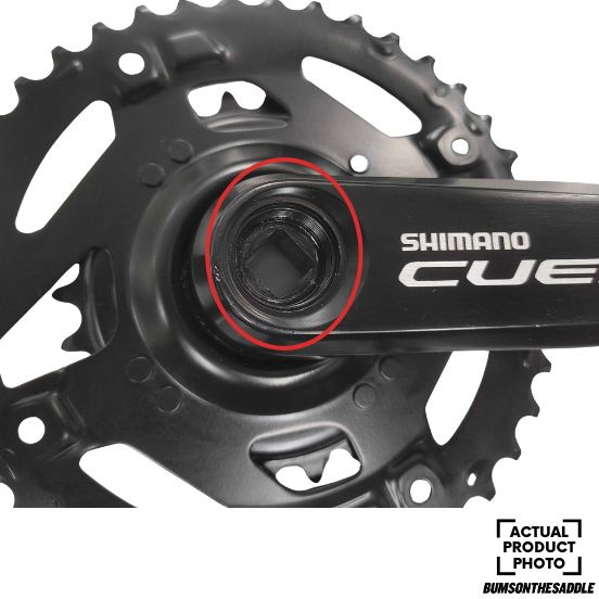 [Refurbished]  Shimano FC-U4000-2 Square Taper Crankset (Black)