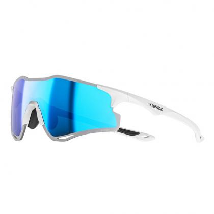 Kapvoe Cheetah Sport Sunglasses (Blue/White)