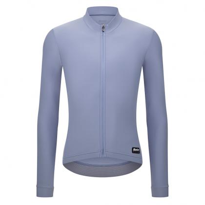 Santini Ready To Ride Unisex Long Sleeve Cycling Jersey (Light Blue)