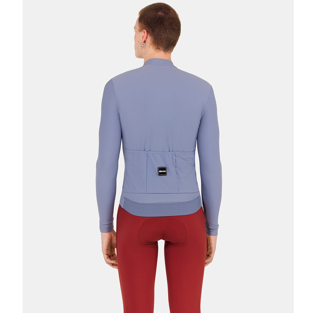 Santini Ready To Ride Unisex Wind Cycling Jacket (Light Blue)