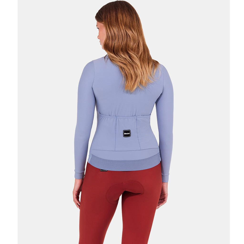 Santini Ready To Ride Unisex Wind Cycling Jacket (Light Blue)