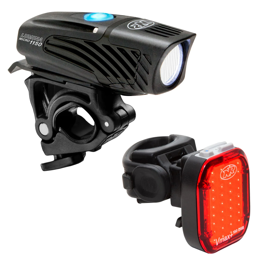 NiteRider Lumina Micro 1150 and Vmax Plus 180 Combo Light (Back)