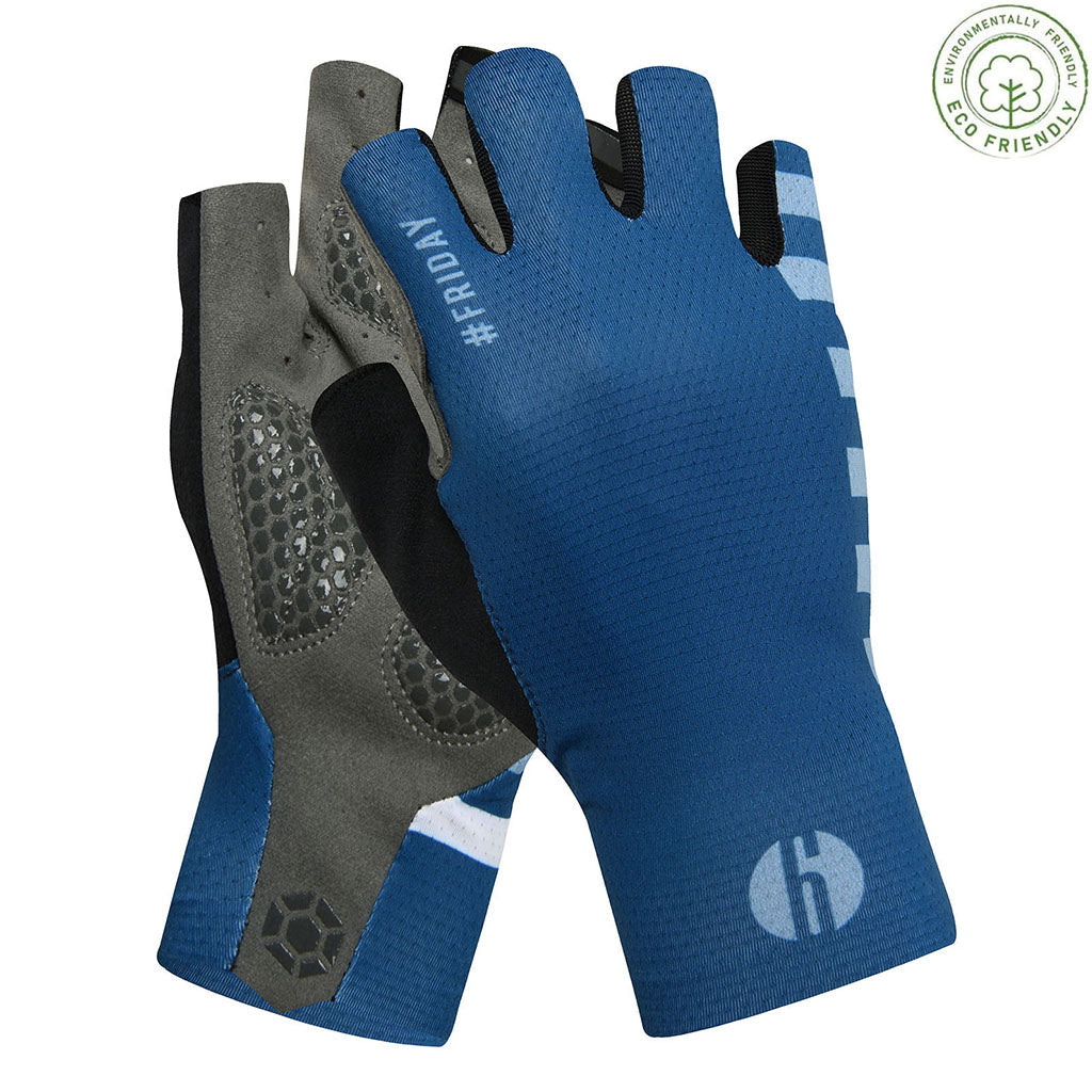 Monton Friday Unisex Gloves, Gray Blue
