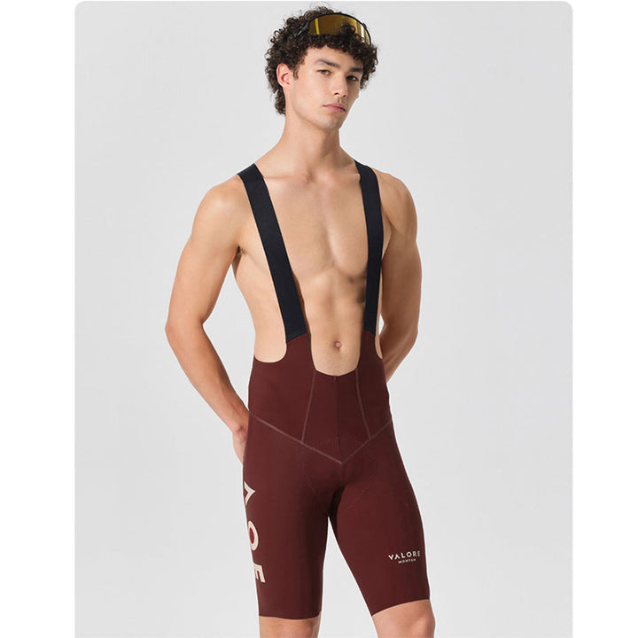Monton Valore Nuova Luna Men's Cycling Bib Shorts (Brick Red)