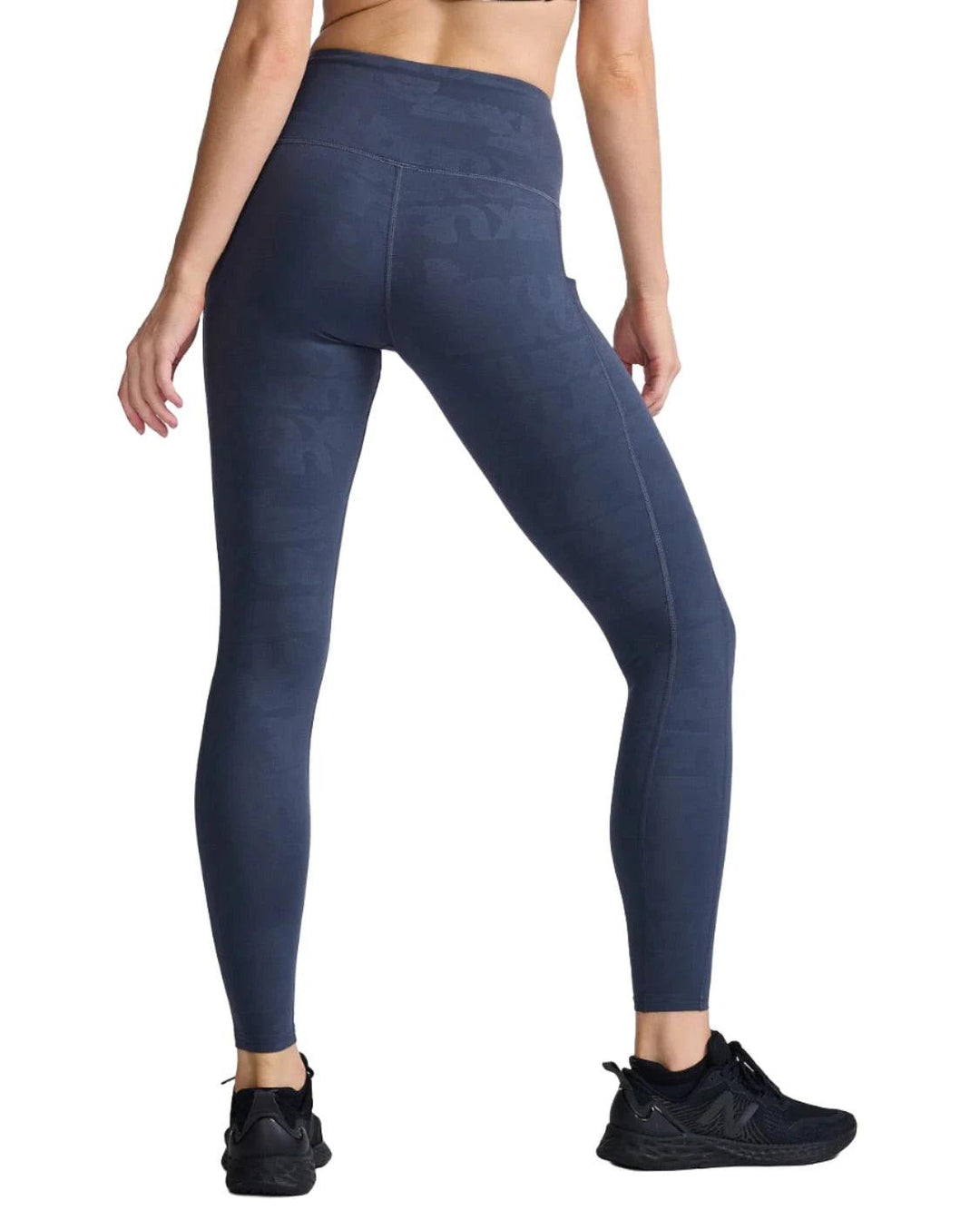 2XU Form Lineup Hi-Rise Women's Compression Tights (Grain Monogram) - BUMSONTHESADDLE