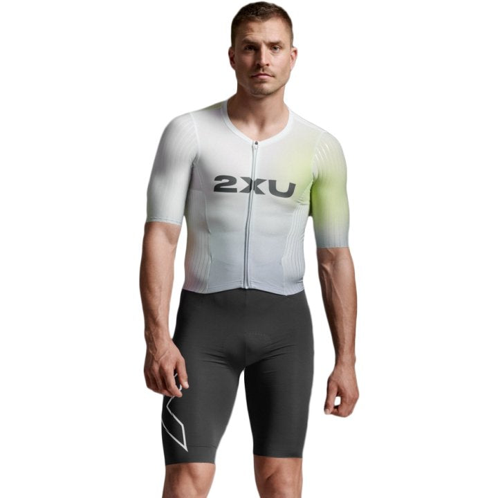 2XU Light Speed React Men's Triathlon suit (Cool Matcha/India Ink)