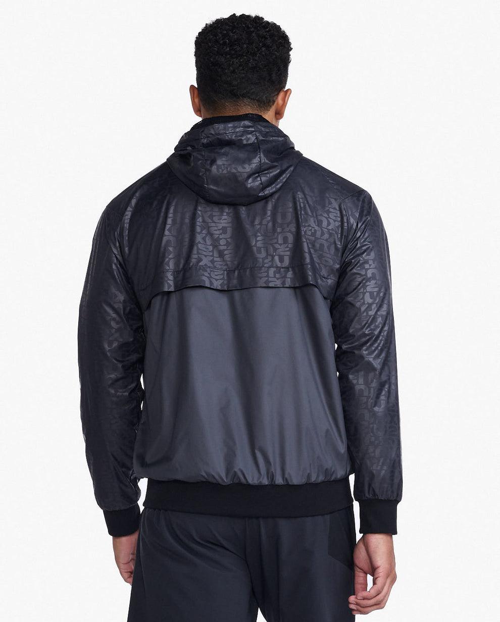 2XU Motion Windbreaker Men's Cycling Jacket (Embossed Monogram/Silver Reflect) - BUMSONTHESADDLE