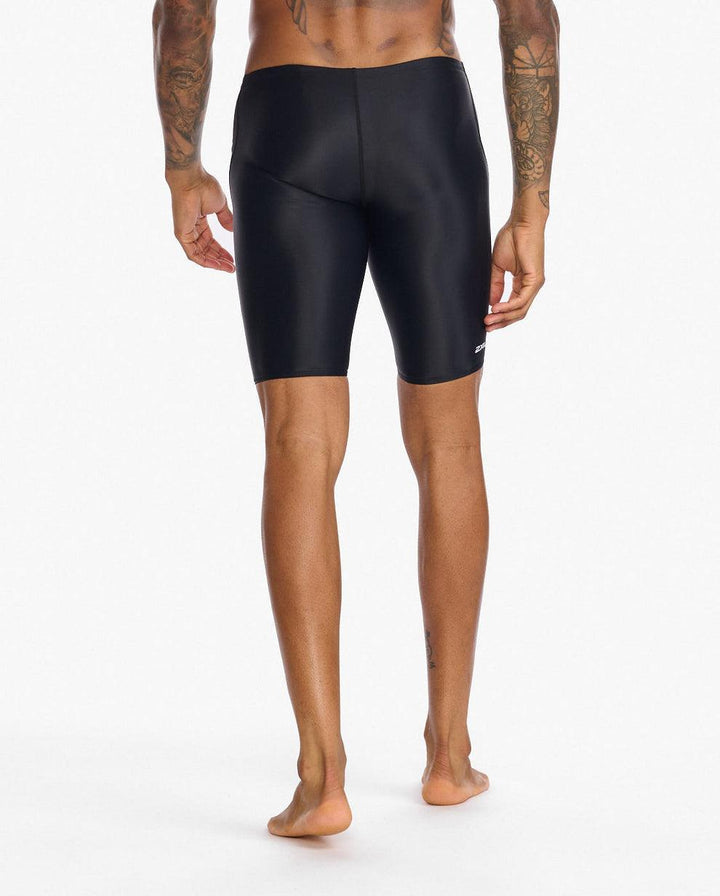 2XU Propel Jammer Men's Cycling Tri-Shorts (Black/White) - BUMSONTHESADDLE