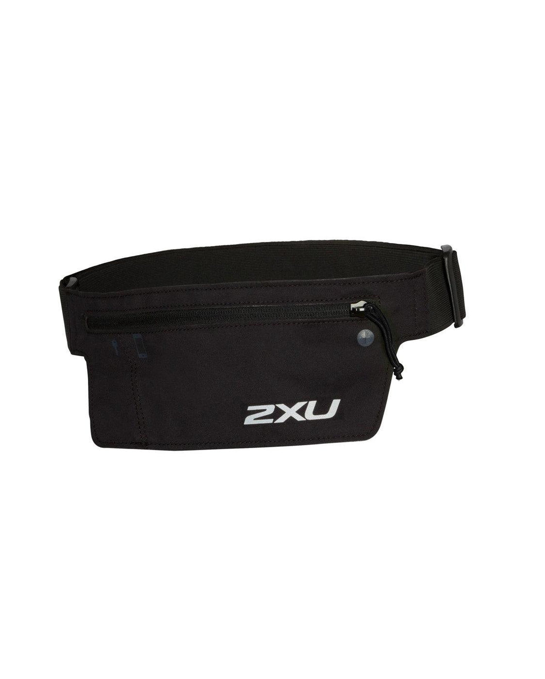 2XU Run Belt (Black/Black) - BUMSONTHESADDLE