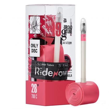 RideNow 700x18-28c 65mm Ultra Light Presta Valve Road Inner Tube