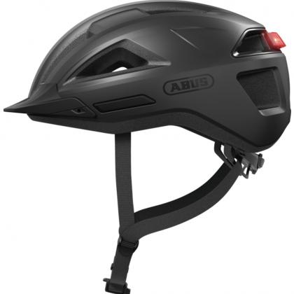 Abus LOWK-Y LED Urban Cycling Helmet (Velvet Black)