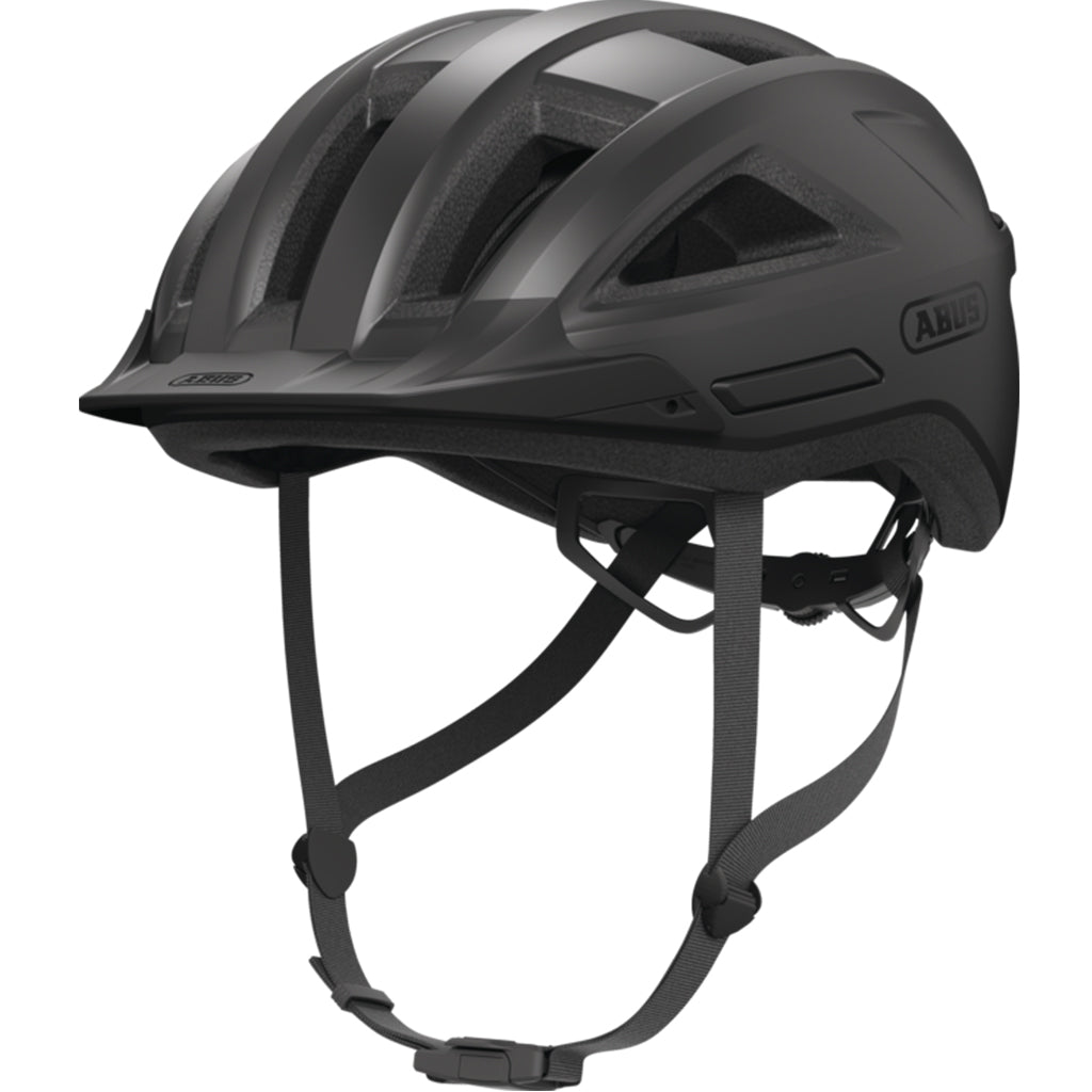 Abus LOWK-Y LED Urban Cycling Helmet (Velvet Black)