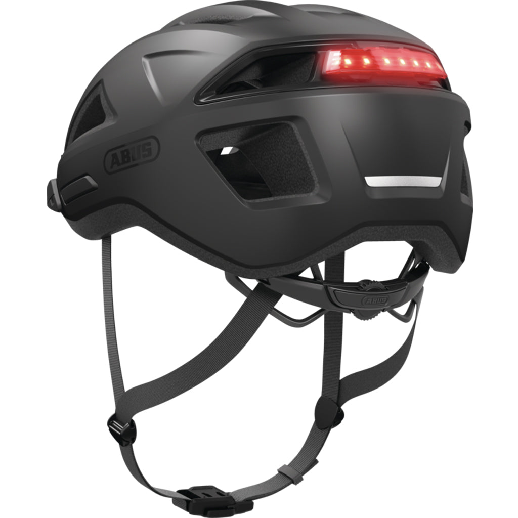 Abus LOWK-Y LED Urban Cycling Helmet (Velvet Black)