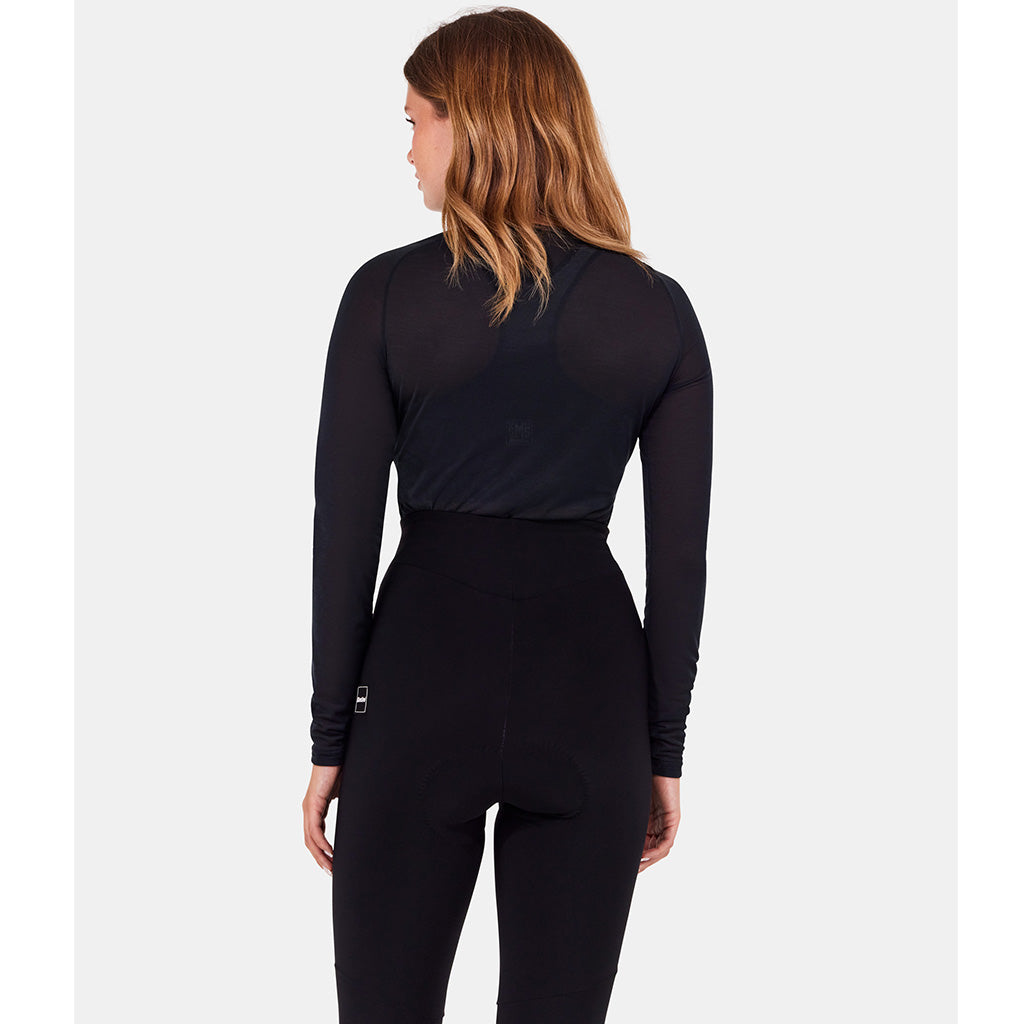 Santini Dry Winter Unisex Full Sleeves Cycling Baselayer (Black)