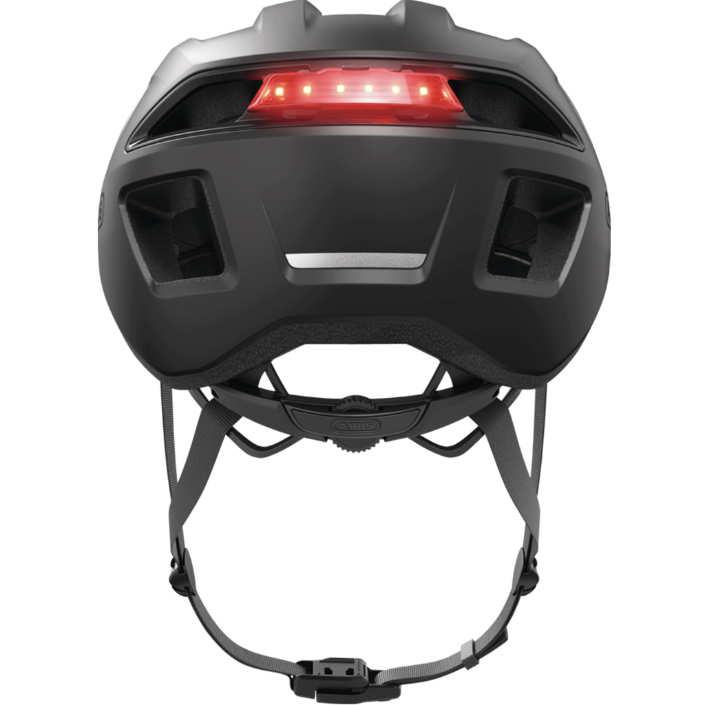 Abus LOWK-Y LED Urban Cycling Helmet (Velvet Black)