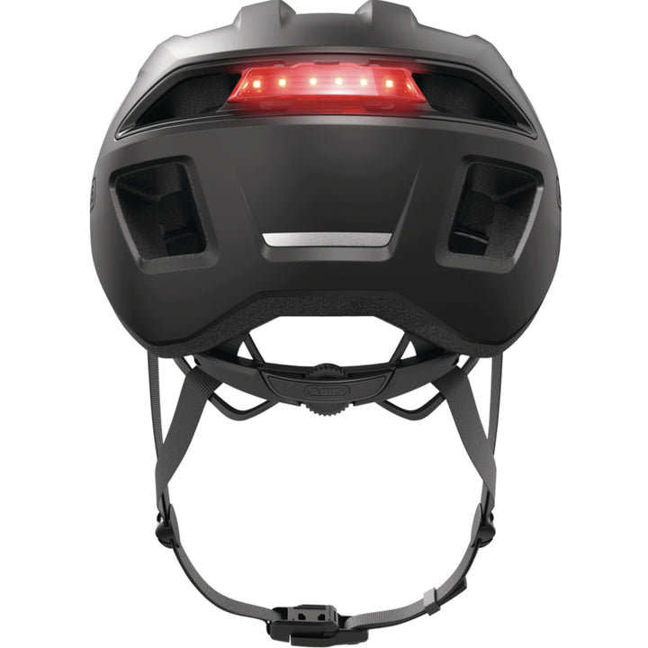 Abus LOWK-Y LED Urban Cycling Helmet (Velvet Black)