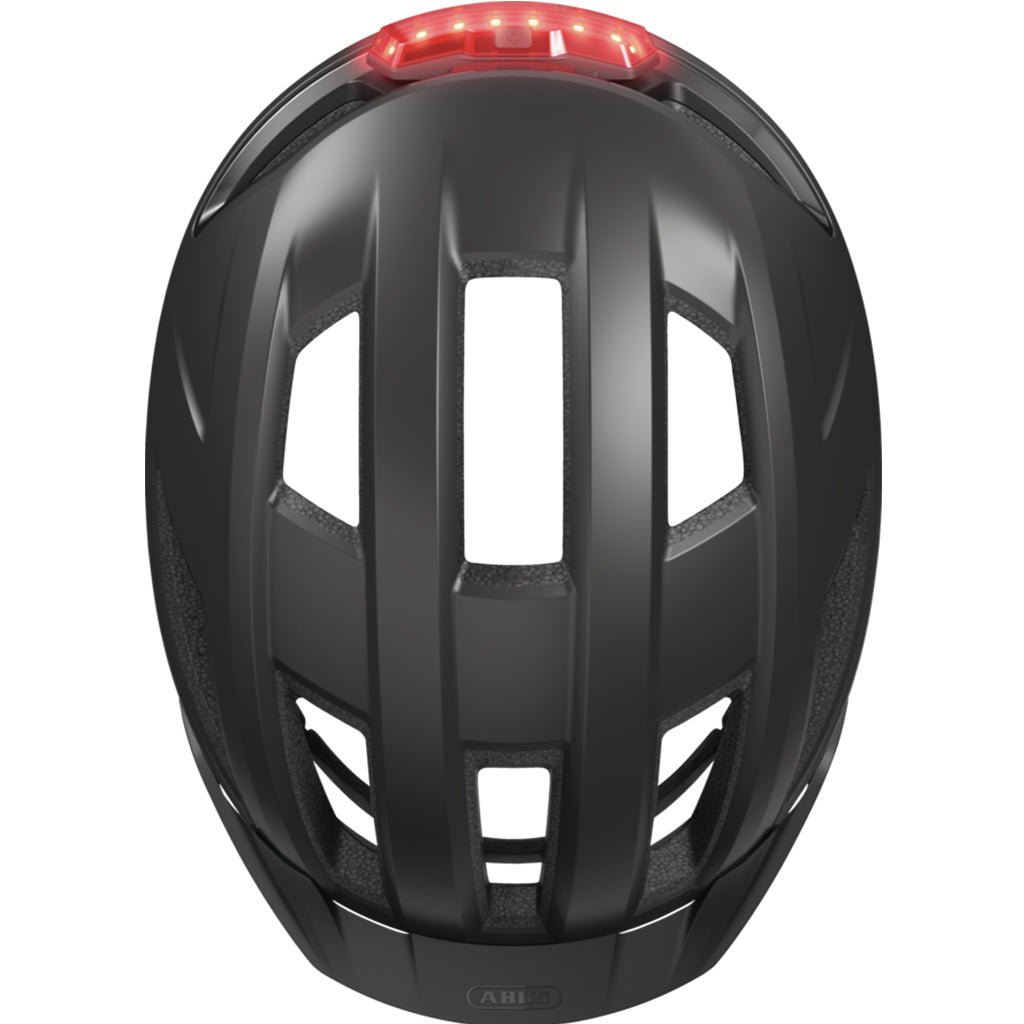 Abus LOWK-Y LED Urban Cycling Helmet (Velvet Black)