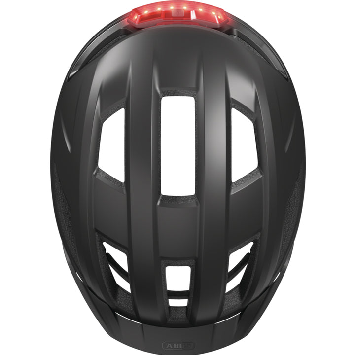 Abus LOWK-Y LED Urban Cycling Helmet (Velvet Black)