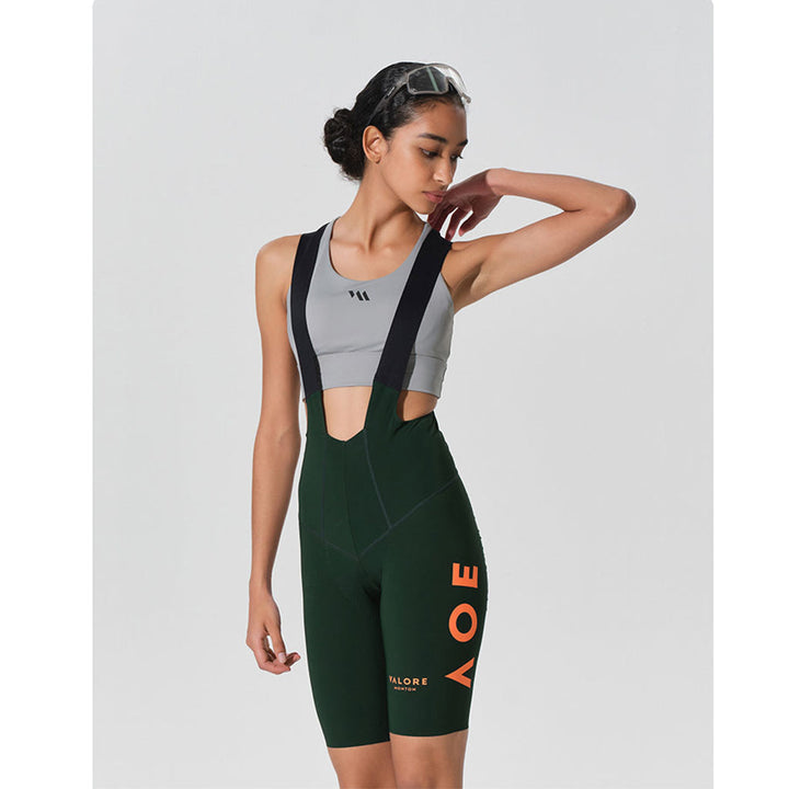Monton Valore Nuova Luna Women's Cycling Bib Shorts (Forest Green)
