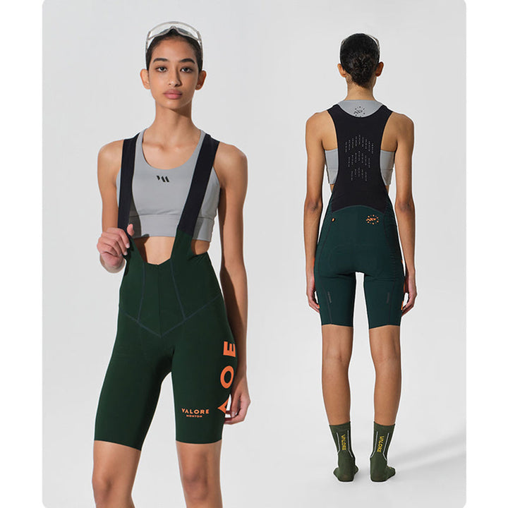 Monton Valore Nuova Luna Women's Cycling Bib Shorts (Forest Green)