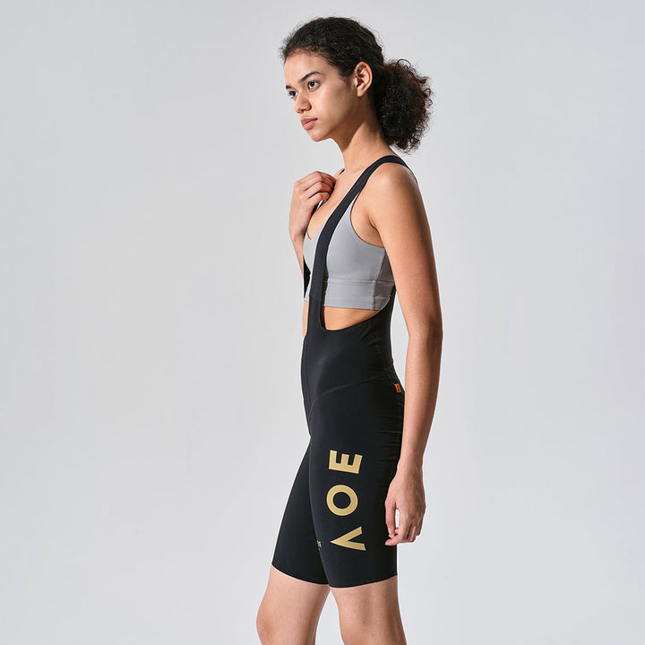 Monton Valore Nuova Luna Women's Cycling Bib Shorts (Black)
