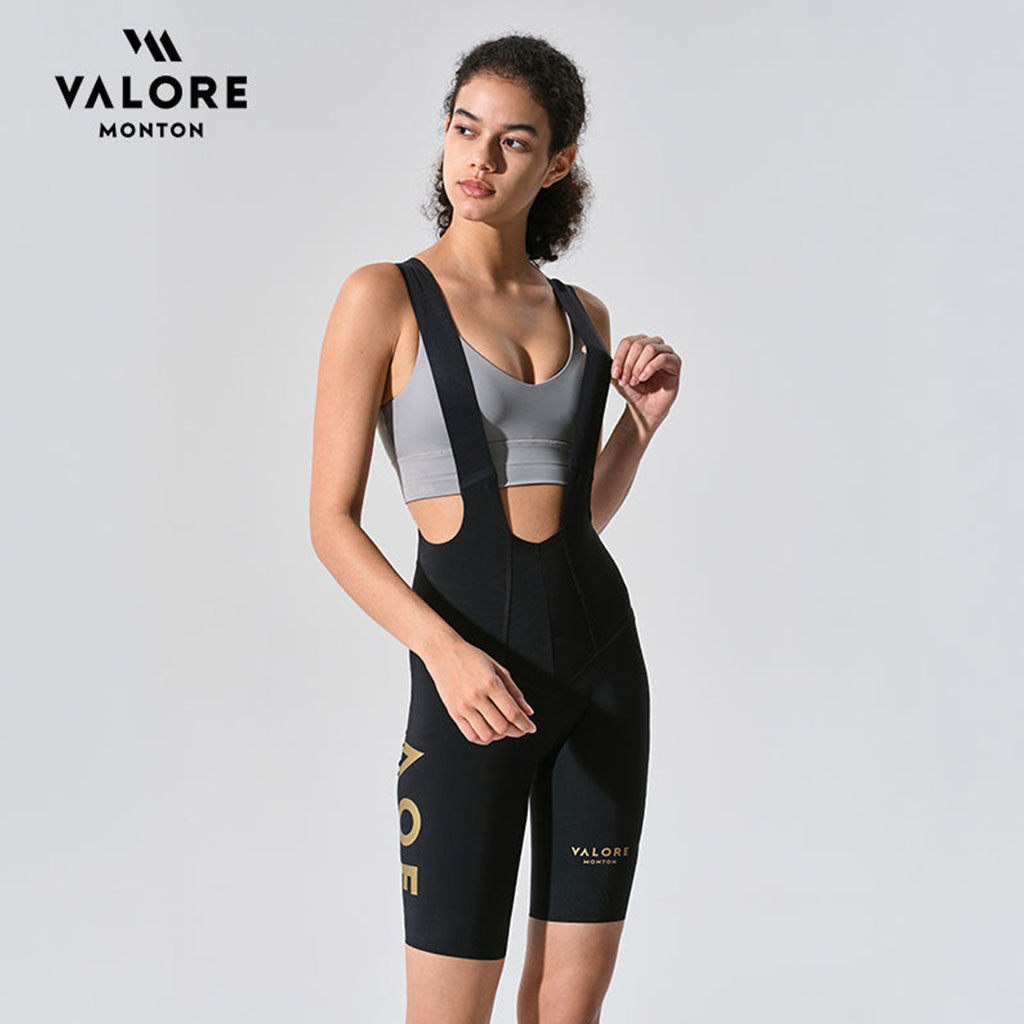 Monton Valore Nuova Luna Women's Cycling Bib Shorts (Black)