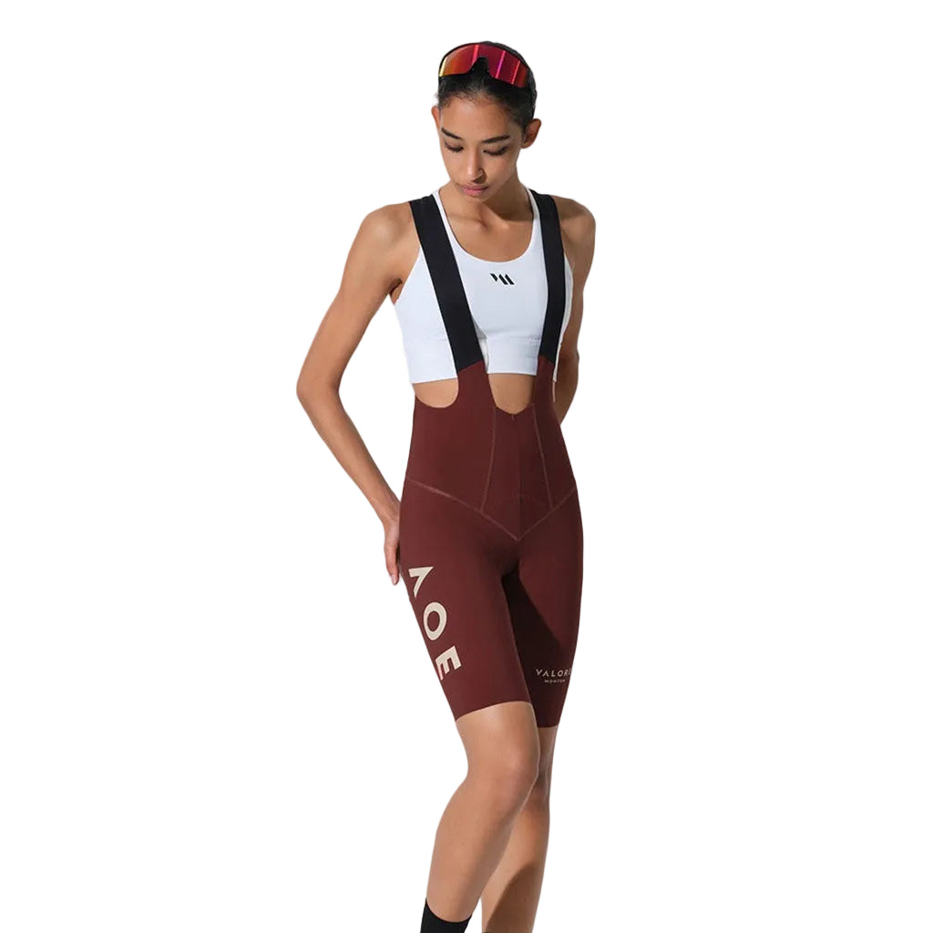 Monton Valore Nuova Luna Women's Cycling Bib Shorts (Red)