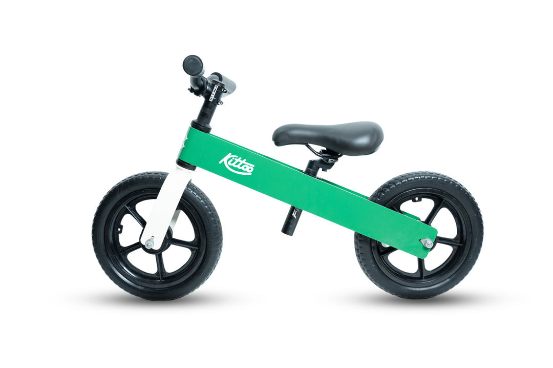 Kittoo No-Pedal Children's Balance Bicycle (Green/White)