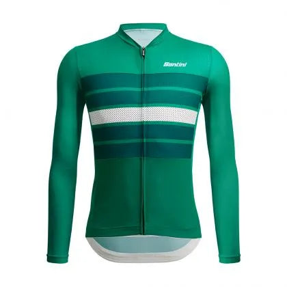 Santini Eco Sleek Bengal Men's Cycling Jersey (Green)