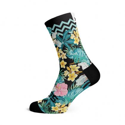 Sox Footwear Chameleon Casual Crew Unisex Multi Sport Socks (Print)