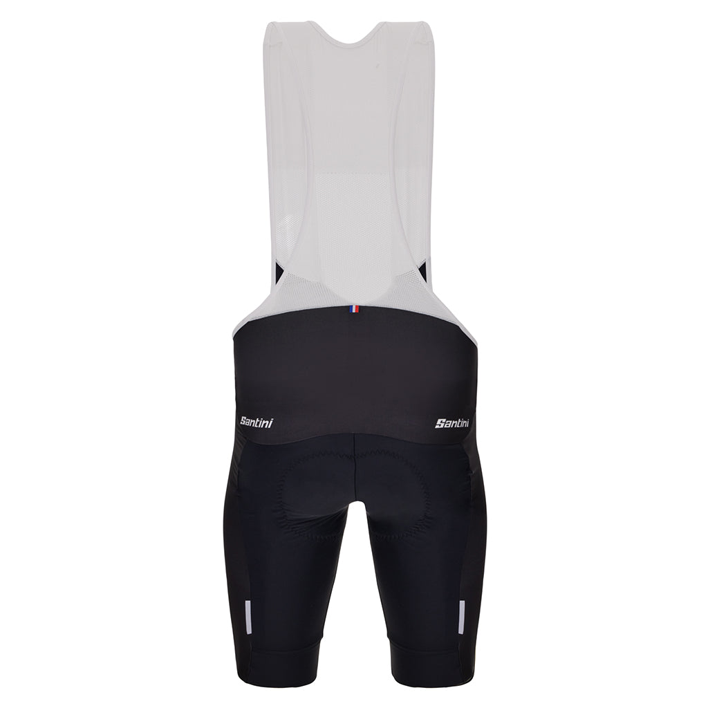 Santini TDF KOM Leader Men's Cycling Bibshorts (Black/Polka)