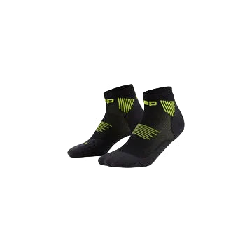 CEP Compression Core Run Low Cut 5.0 Men's Compression Socks (Black/Lime)