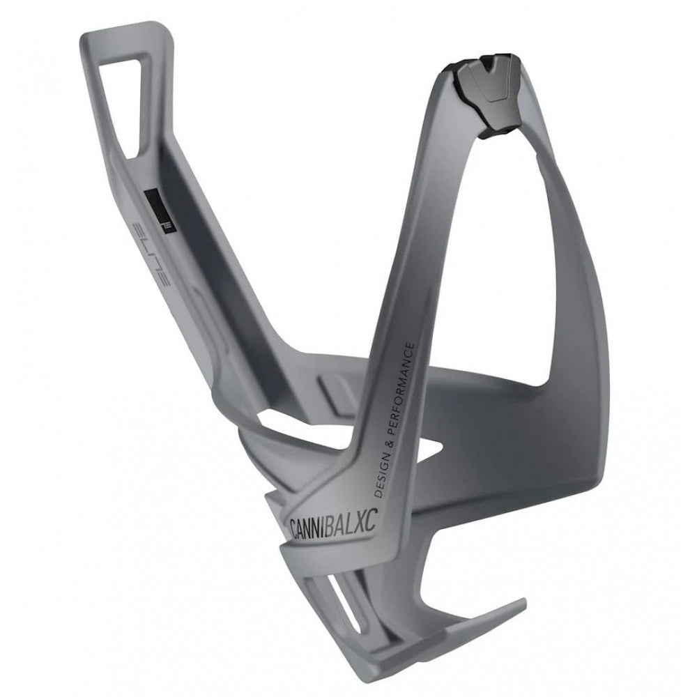Elite Cannibal XC Bottle Cage (Grey Soft Touch)