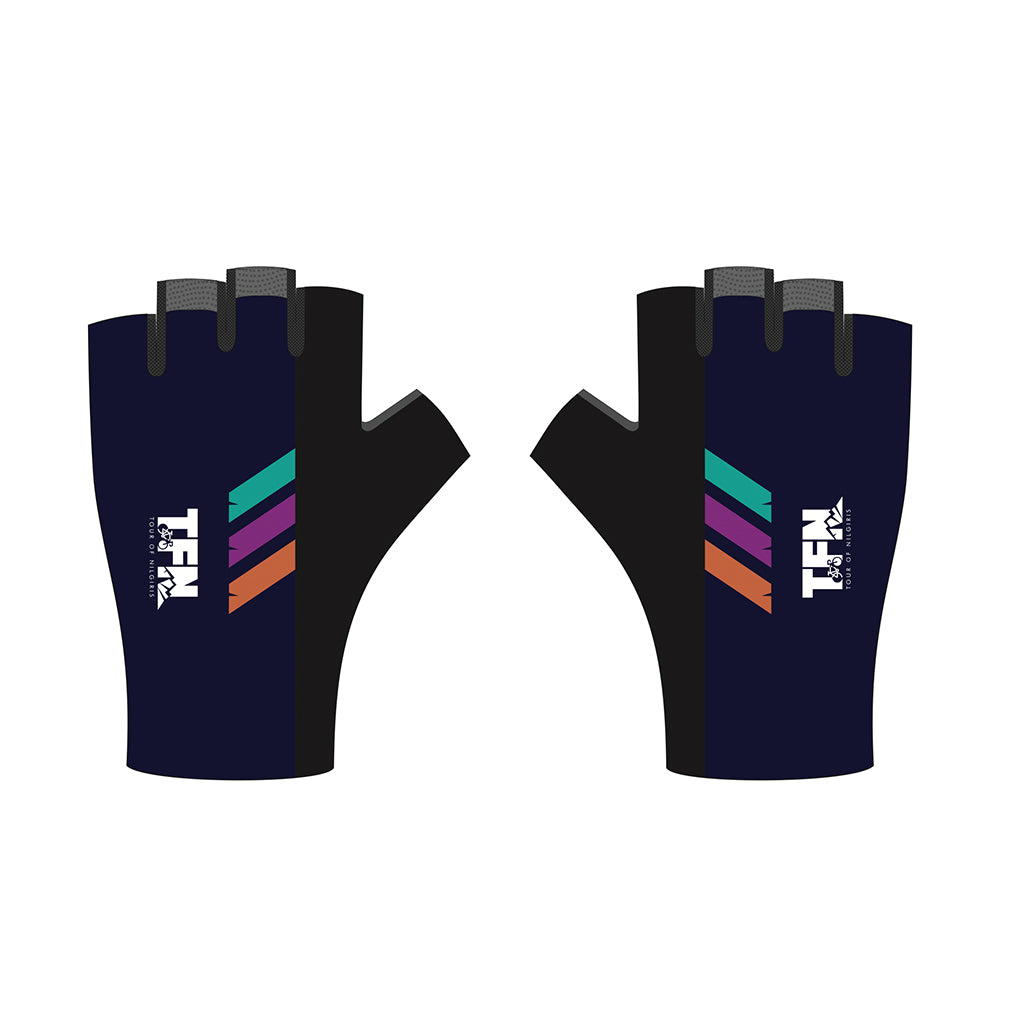 Monton X Tour of Nilgiris Limited Edition cycling gloves, Blue, pair