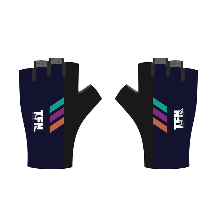 Monton X Tour of Nilgiris Limited Edition cycling gloves, Blue, pair