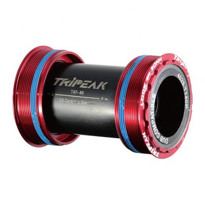 Tripeak Shimano/SRAM/Rotor 3 in 1 T47 Ceramic Bottom Bracket (Red)
