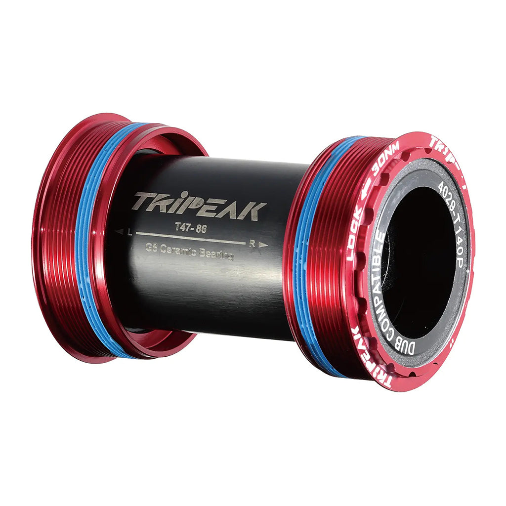 Tripeak G5 T47-86mm bottom bracket in red