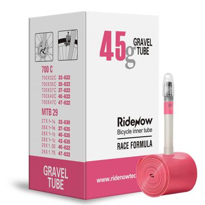 RideNow 700x32-47c 45mm Light Presta Valve Road Inner Tube