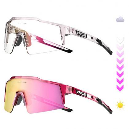 Kapvoe KE9023 Colour Sport Sunglasses (Pink/White)