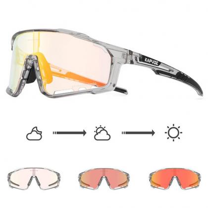 Kapvoe X76 Colour Sports Sunglasses (Red/Clear)