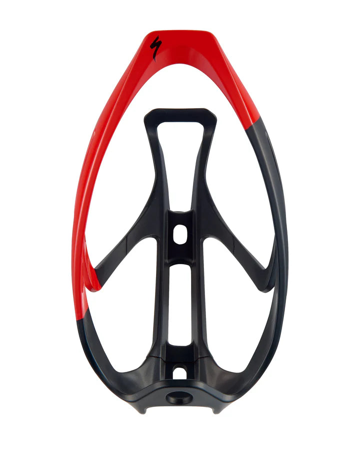Specialized Rib Cage II Bottle Cage (Matte Black/Flo Red)