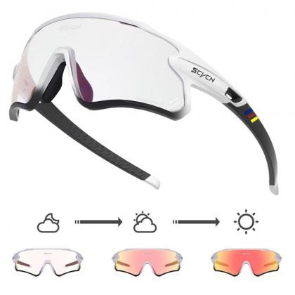 Kapvoe Scvcn S1 Sport Sunglasses (Red/White/Black)
