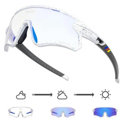 Kapvoe Scvcn S1 Sport Sunglasses (Blue/White)
