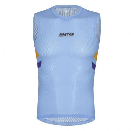 Monton Traveler Evo Unisex Cycling Baselayer (Blue/Yellow)