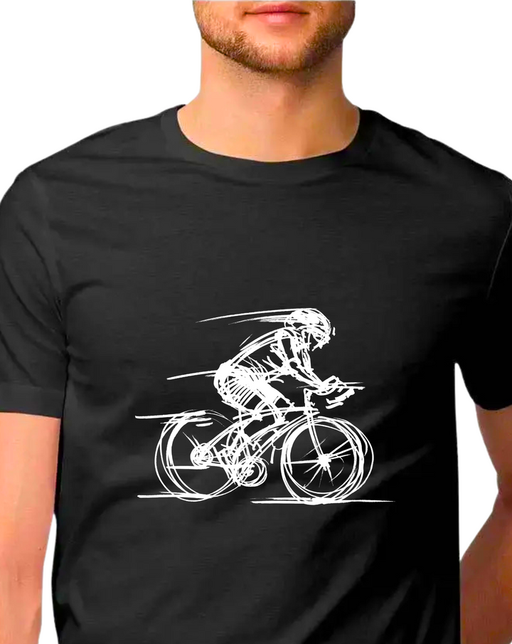 Sport Canvas Bike Sketch Classic Fit Unisex T-Shirt
